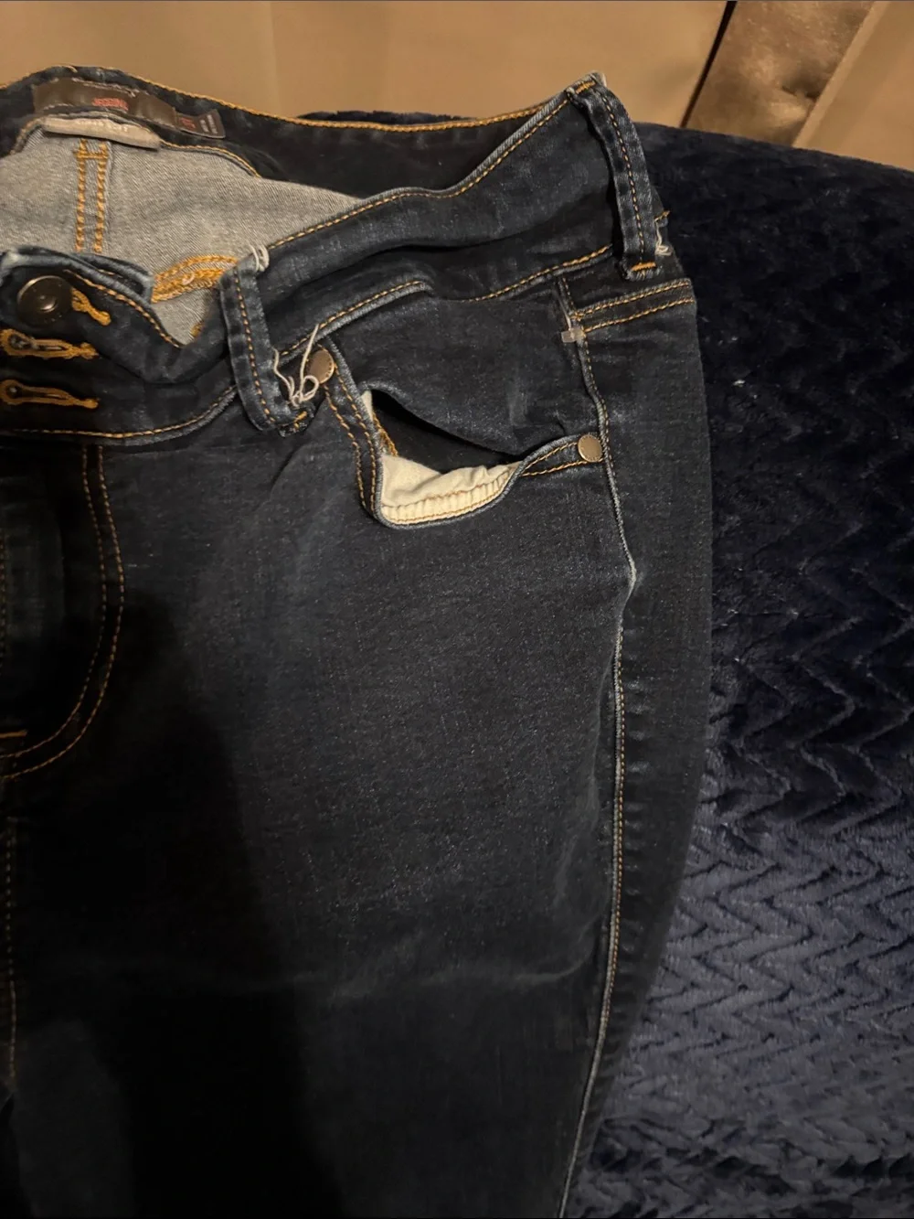 torrid Dark Blue Stretch Skinny Jeans
